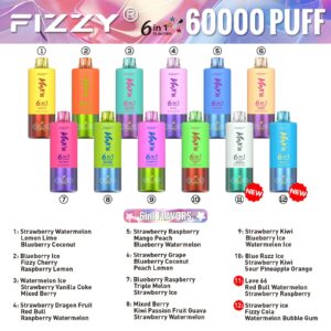FIZZY MAX III 60000PUFF（6 in 1 最新モデル）【ニコパフ】